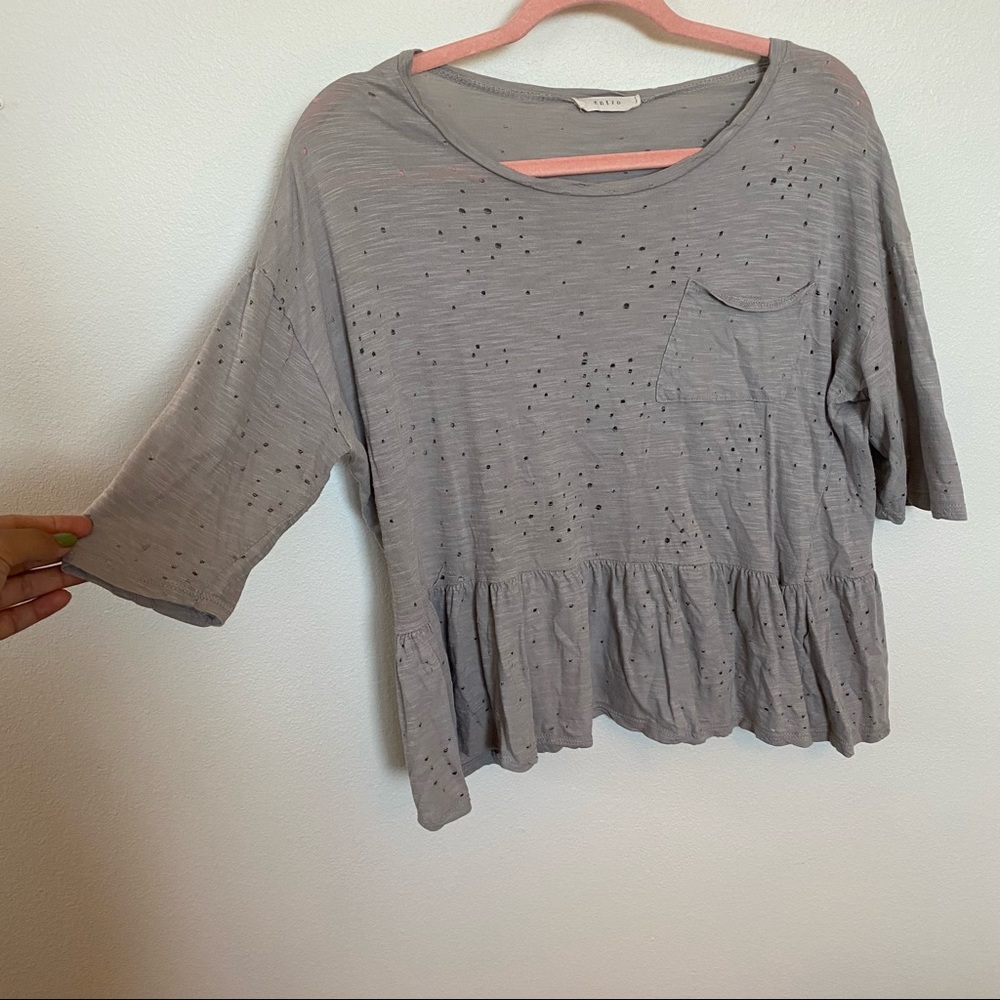 Grey blouse